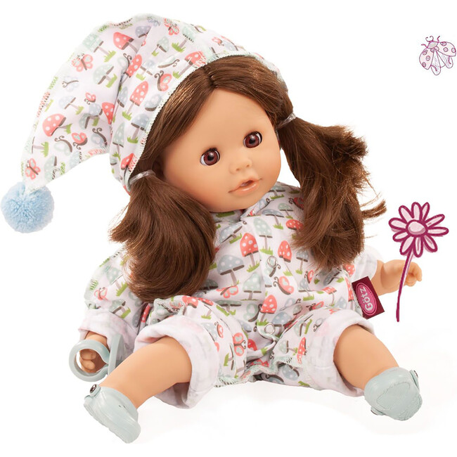 Cosy Aquini: 13" Soft Bath Doll - Lucky Mushroom - Dolls - 2