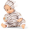 Aquini Girl: 13" Potty Baby Doll - Urban Stripes - Dolls - 2