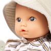 Aquini Girl: 13" Potty Baby Doll - Urban Stripes - Dolls - 3