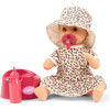 Aquini Girl: 13" Potty Baby Doll - Spotted Cat - Dolls - 2