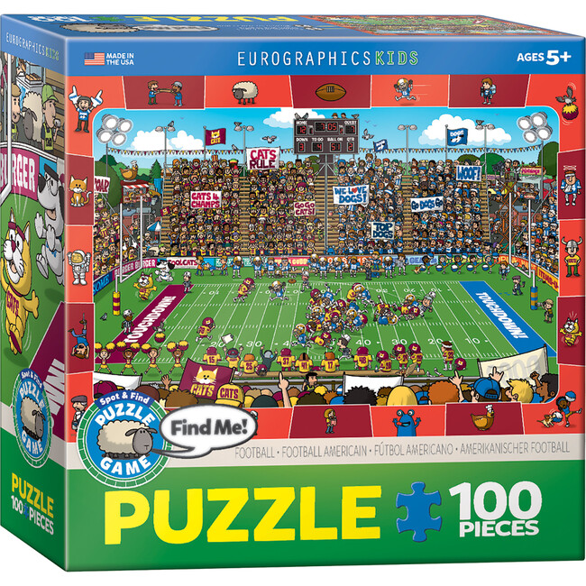Spot & Find: Football - 100 pc Puzzle