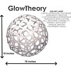 GlowTheory: 18" Solar - Peace - White - Lighting - 3