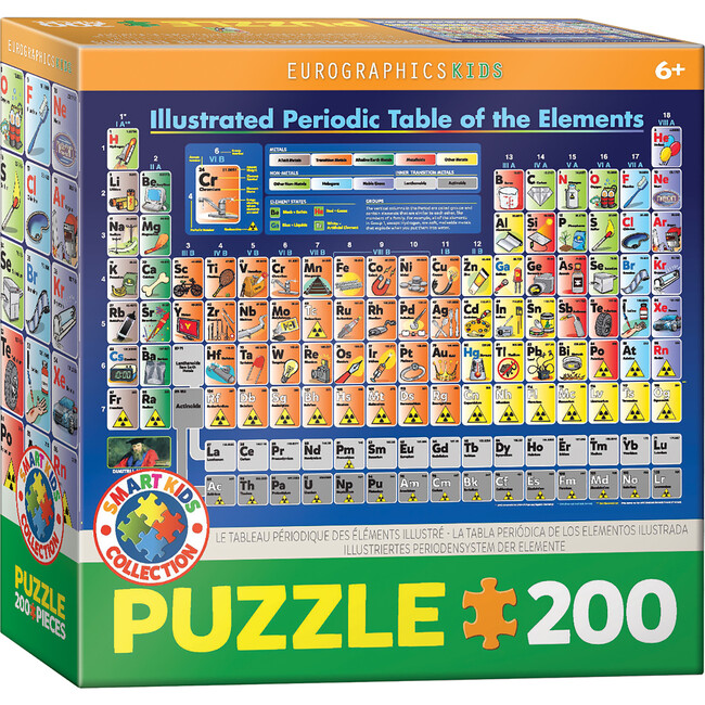 Periodic Table Illustrated - 200 pc Puzzle