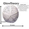 GlowTheory: 18" Solar - Palm - White - Lighting - 3