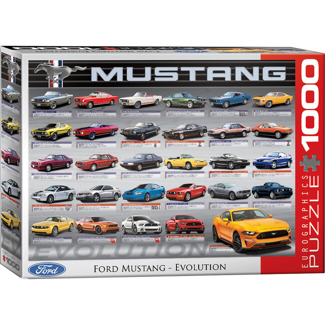 Evolution: Ford Mustang - 1000 pc Puzzle