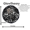 GlowTheory: 18" Solar - Lotus - Black - Lighting - 3