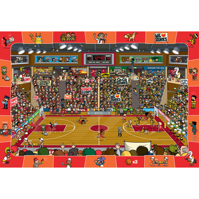 Spot & Find: Basketball - 100 pc Puzzle - Puzzles - 3