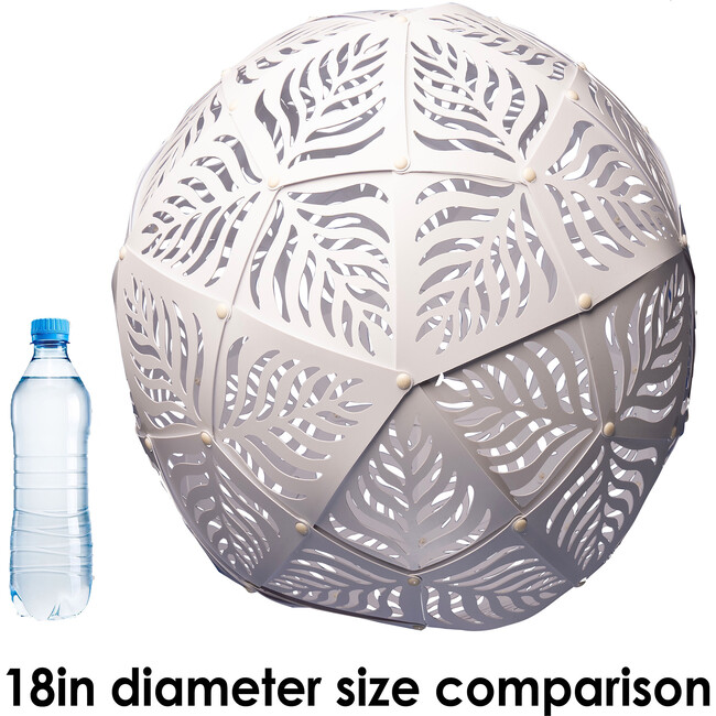GlowTheory: 18" Solar - Palm - White - Lighting - 6