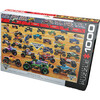 Monster Jam: Truck Lineup - 1000pc Puzzle - Puzzles - 4