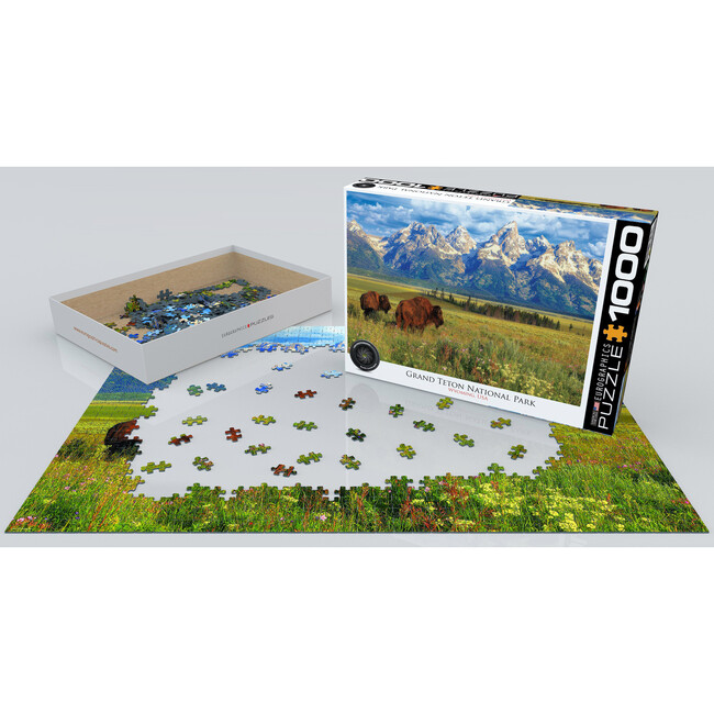 Grand Teton National Park - 1000 pc Puzzle - Puzzles - 3