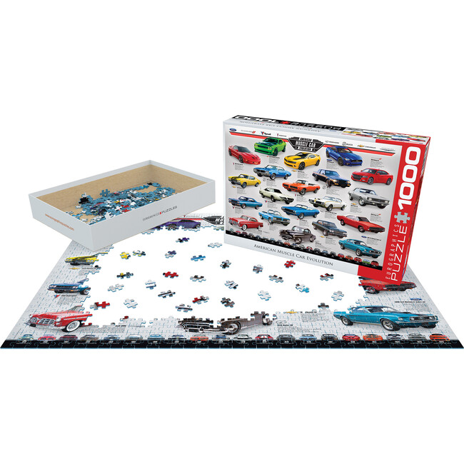 Evolution: Muscle Car - 1000 pc Puzzle - Puzzles - 3