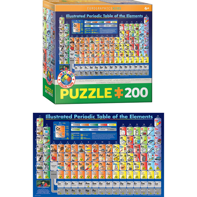 Periodic Table Illustrated - 200 pc Puzzle - Puzzles - 6