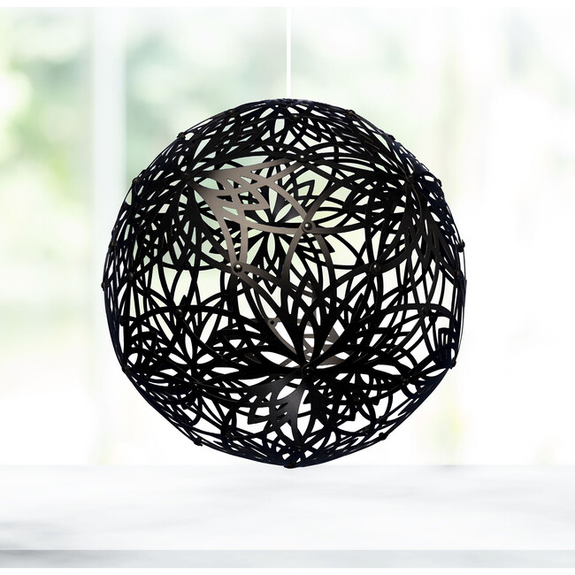 GlowTheory: 18" Solar - Lotus - Black - Lighting - 6