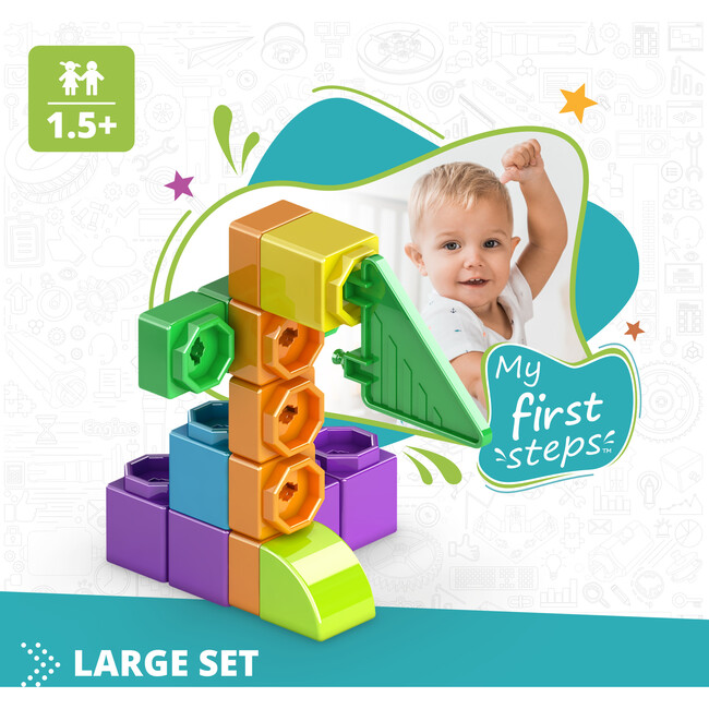 Qboidz Baby: My First Steps - Large - STEM Toys - 2