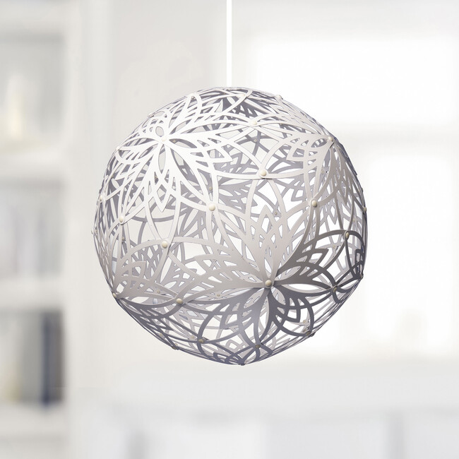 GlowTheory: 18" Solar - Lotus - White - Lighting - 7