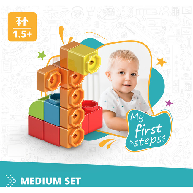 Qboidz Baby: My First Steps - Medium - STEM Toys - 2