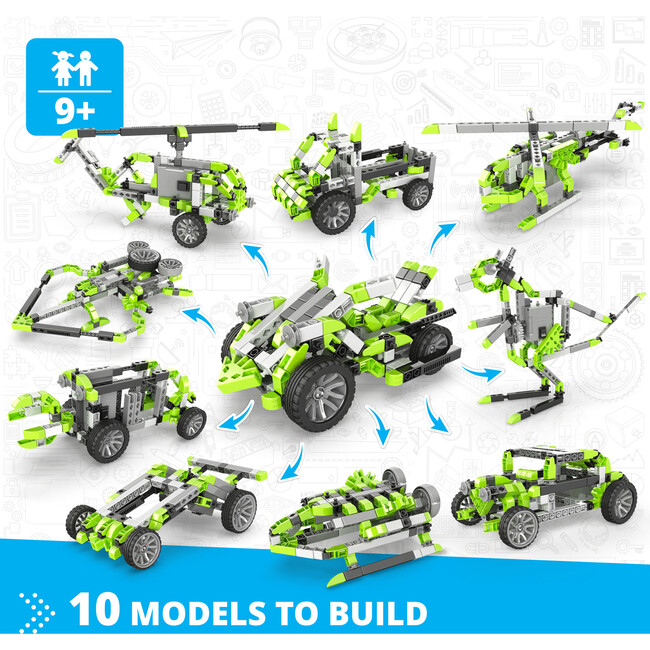Inventor Mechanics: 4 Wheeled Extreme Bike - STEM Toys - 2