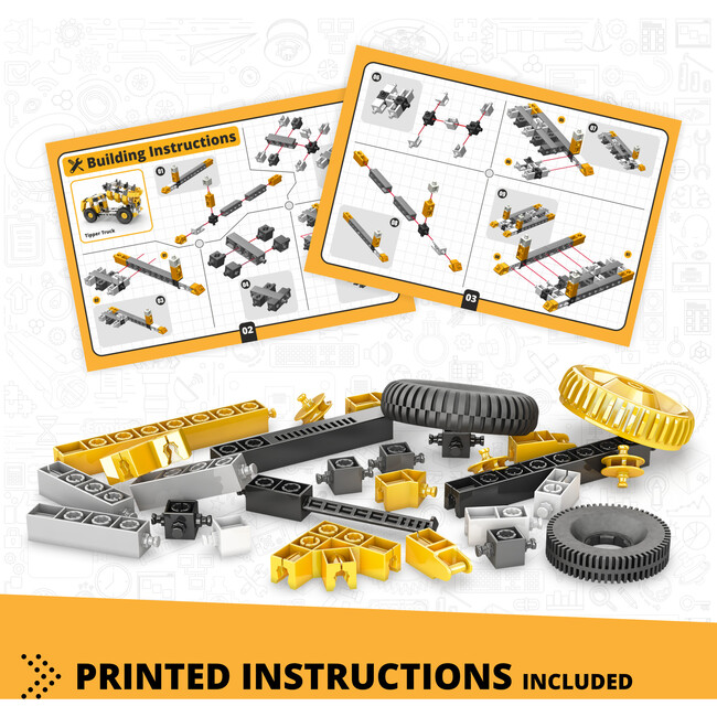 Creative Builder: Machinery Series - Tipper Truck - STEM Toys - 3