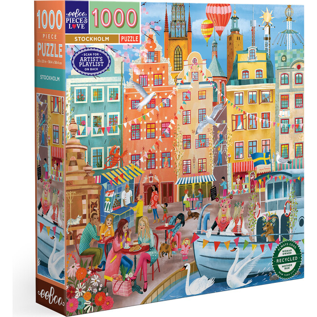 Piece&Love: Stockholm - 1000 pc Puzzle