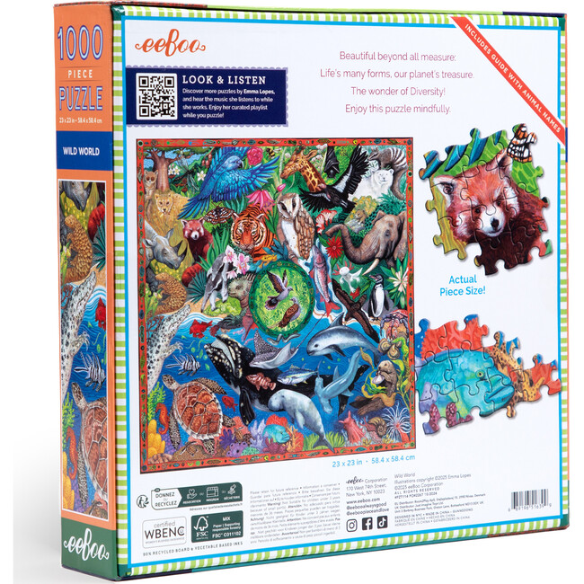 Piece&Love: Wild World - 1000 pc Puzzle - Puzzles - 2
