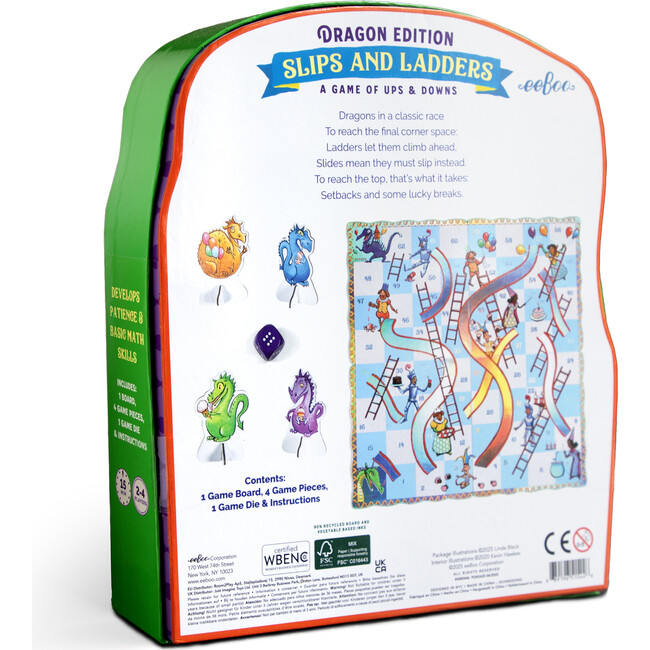 Slips & Ladders: Dragon Edition - Games - 2