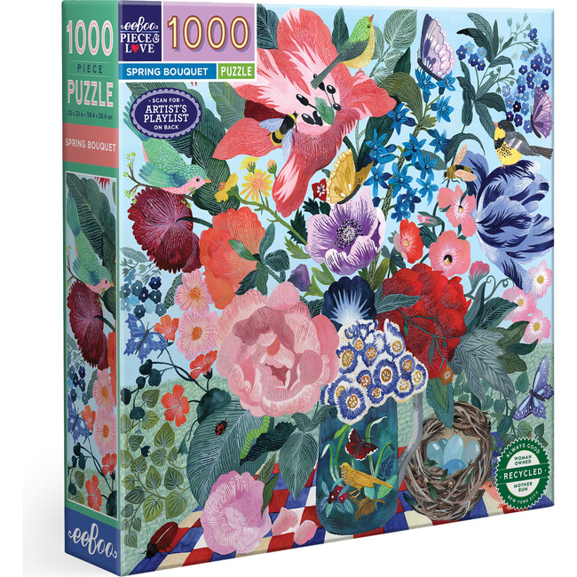 Piece&Love: Spring Bouquet - 1000 pc Puzzle