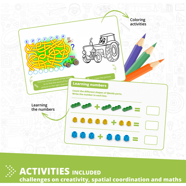 Qboidz: Farm Tractor - STEM Toys - 5