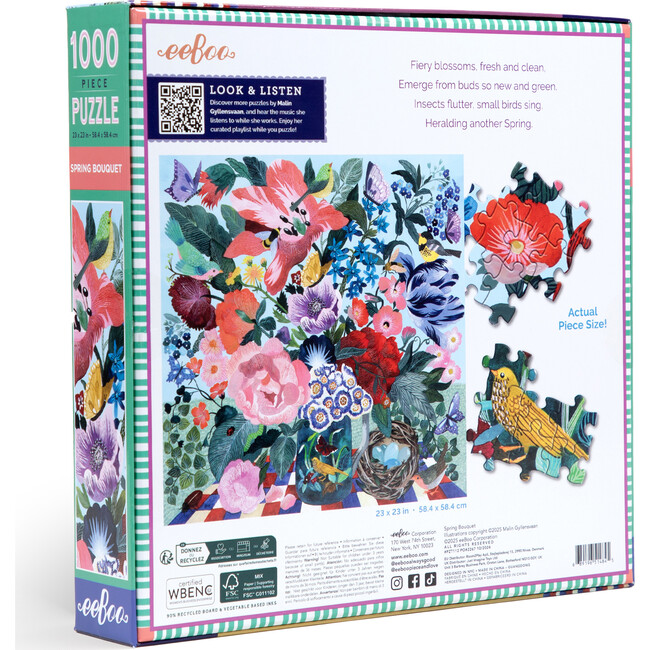 Piece&Love: Spring Bouquet - 1000 pc Puzzle - Puzzles - 2