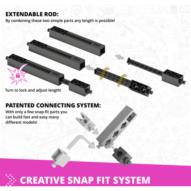 Creative Builder: Designer Series - 25-In-1 - STEM Toys - 6