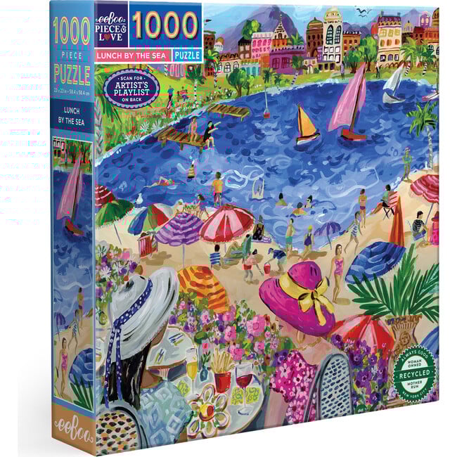 Piece&Love: Lunch by the Sea - 1000 pc Puzzle