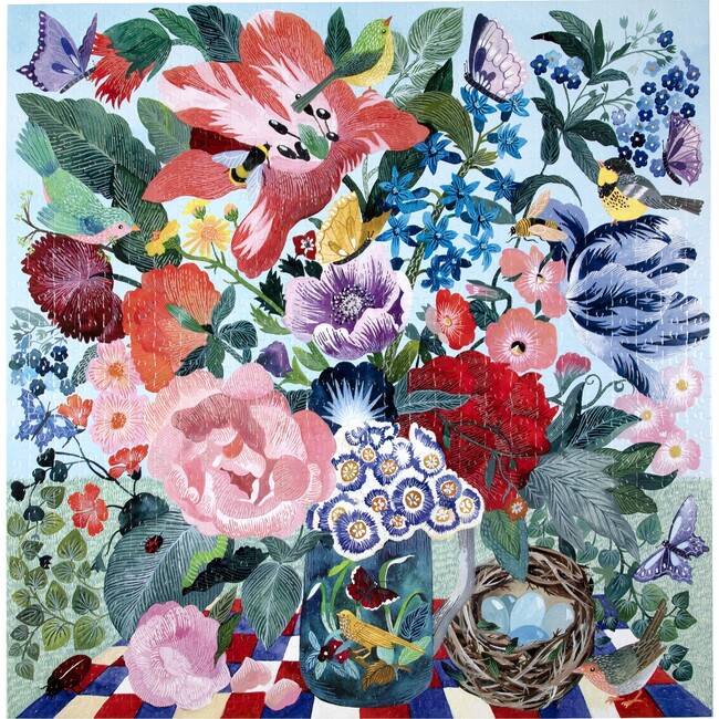 Piece&Love: Spring Bouquet - 1000 pc Puzzle - Puzzles - 3