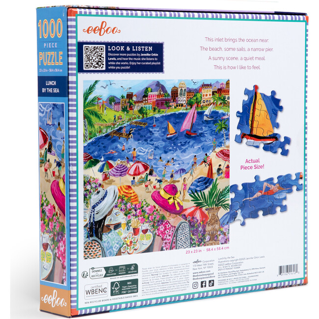 Piece&Love: Lunch by the Sea - 1000 pc Puzzle - Puzzles - 2