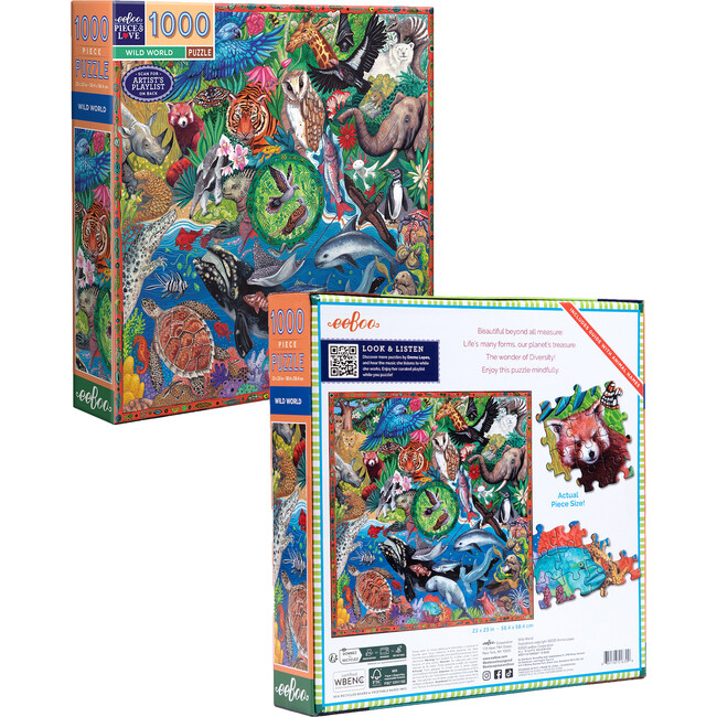 Piece&Love: Wild World - 1000 pc Puzzle - Puzzles - 6