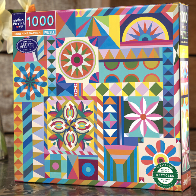 Piece&Love: Sunshine Garden - 1000 pc Puzzle - Puzzles - 4
