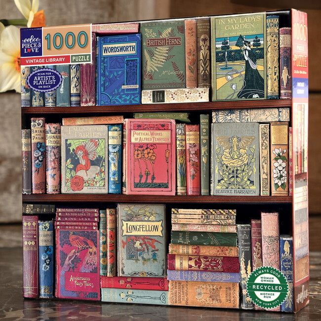 Piece&Love: Vintage Library - 1000 pc Puzzle - Puzzles - 4