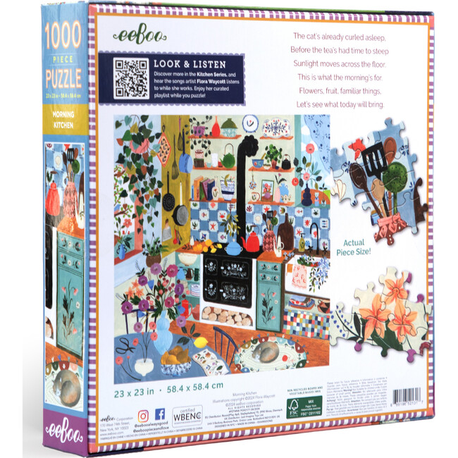 Piece&Love: Morning Kitchen - 1000 pc Puzzle - Puzzles - 2