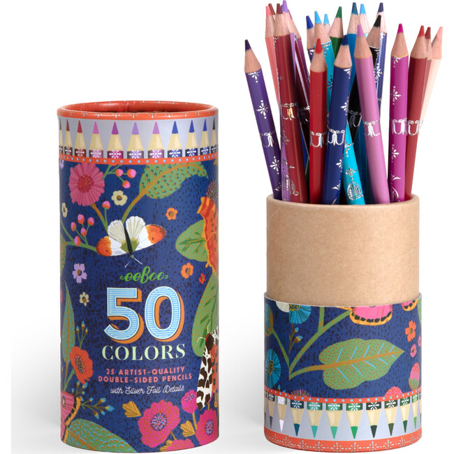 Piece&Love: Double-Sided Colored Pencils - Victoria's - 25pc Set