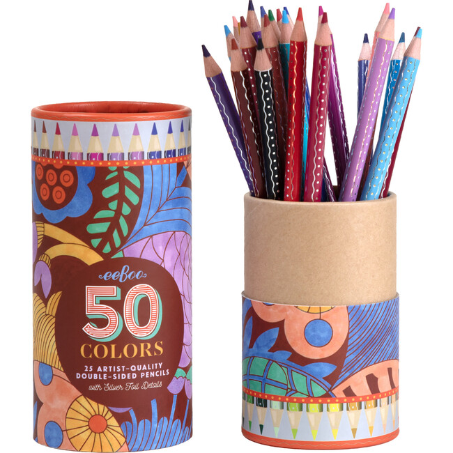 Piece&Love: Double-Sided Colored Pencils - Cecilia's - 25pc Set