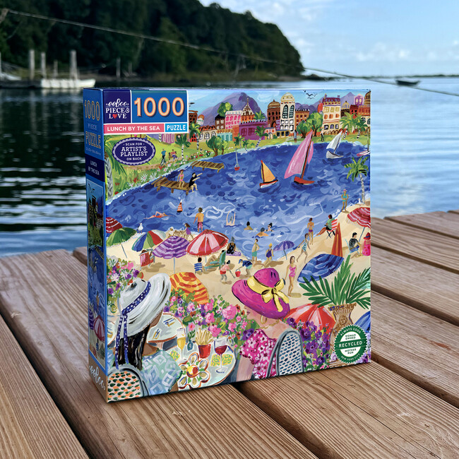 Piece&Love: Lunch by the Sea - 1000 pc Puzzle - Puzzles - 4