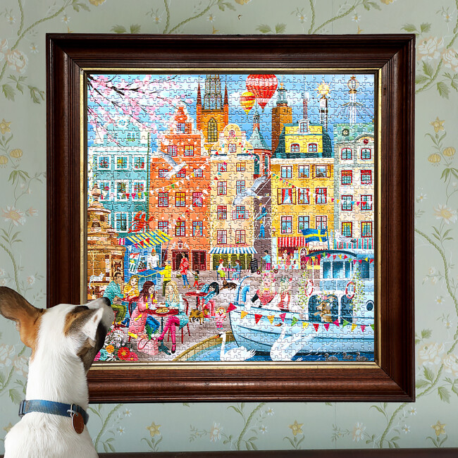Piece&Love: Stockholm - 1000 pc Puzzle - Puzzles - 5