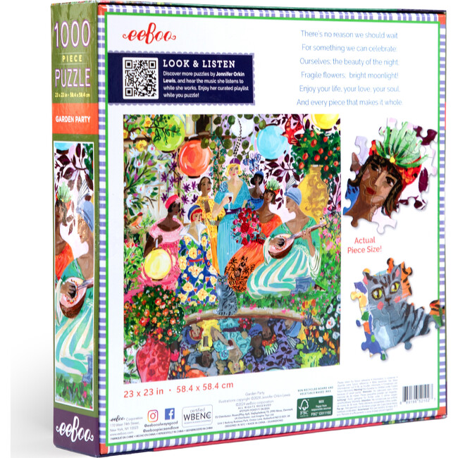 Piece&Love: Garden Party - 1000 pc Puzzle - Puzzles - 2