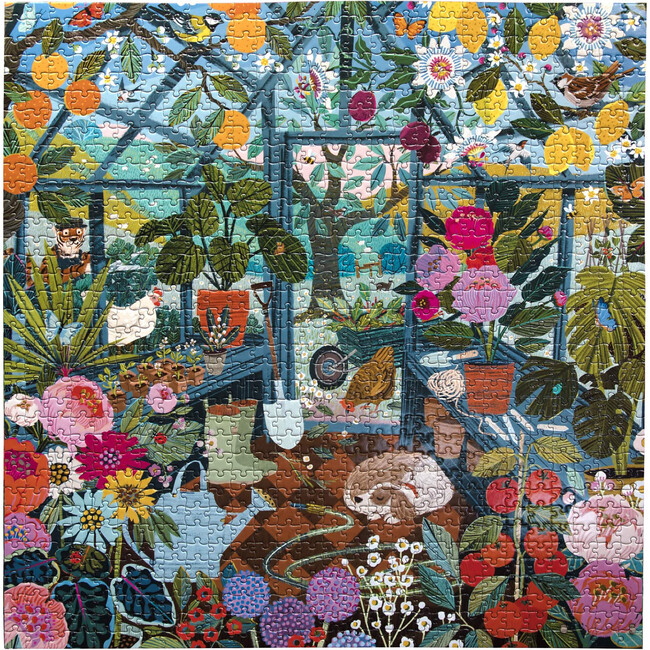 Piece&Love: English Greenhouse - 1000 pc Puzzle - Puzzles - 3