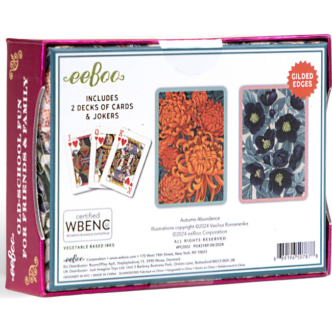 Piece&Love: Autumn Abundance Playing Cards - Games - 2