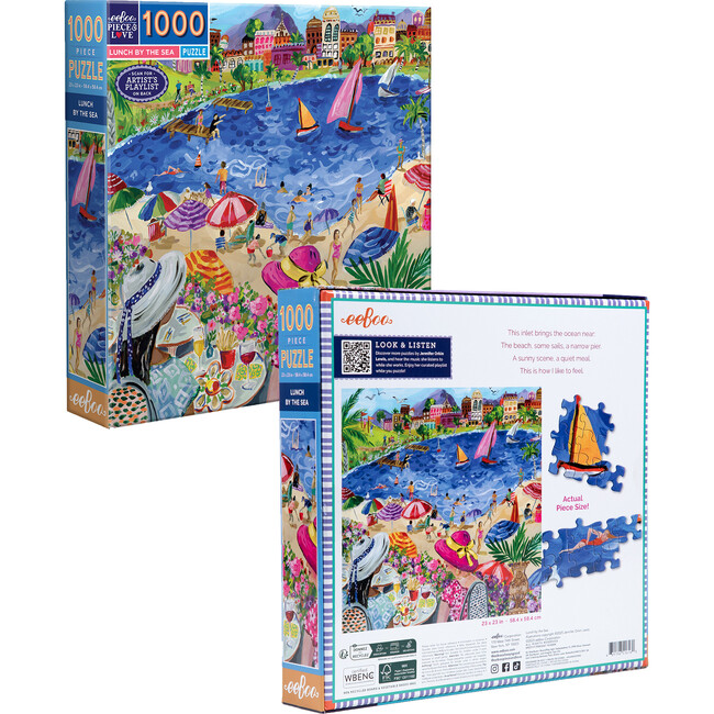 Piece&Love: Lunch by the Sea - 1000 pc Puzzle - Puzzles - 6