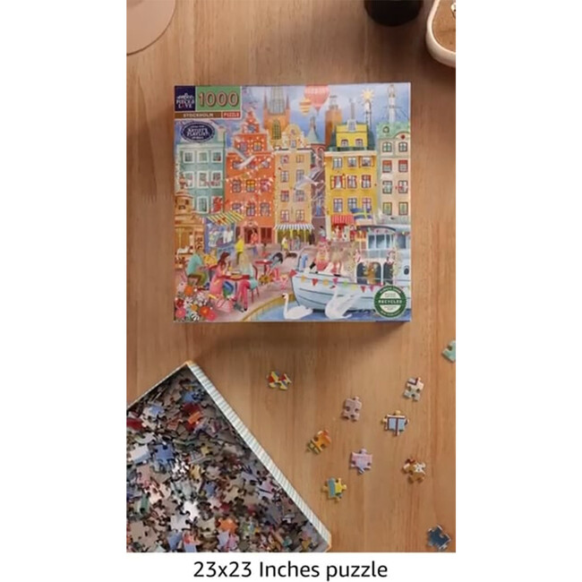 Piece&Love: Stockholm - 1000 pc Puzzle - Puzzles - 6