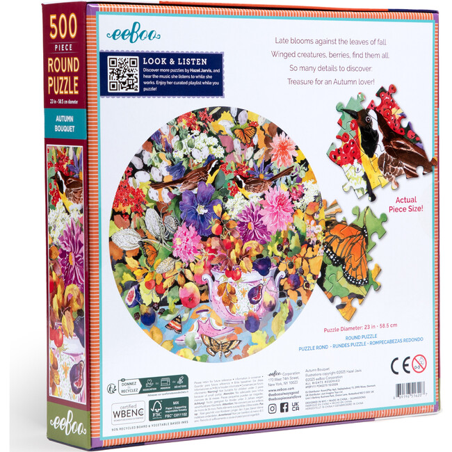 Piece&Love: Autumn Bouquet - 500 pc Puzzle - Puzzles - 2