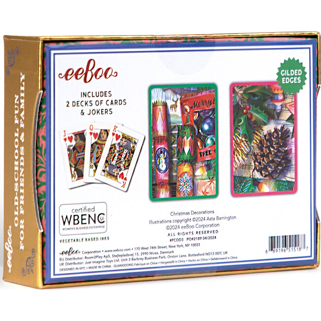 Piece&Love: Christmas Decorations Playing Cards - Games - 2