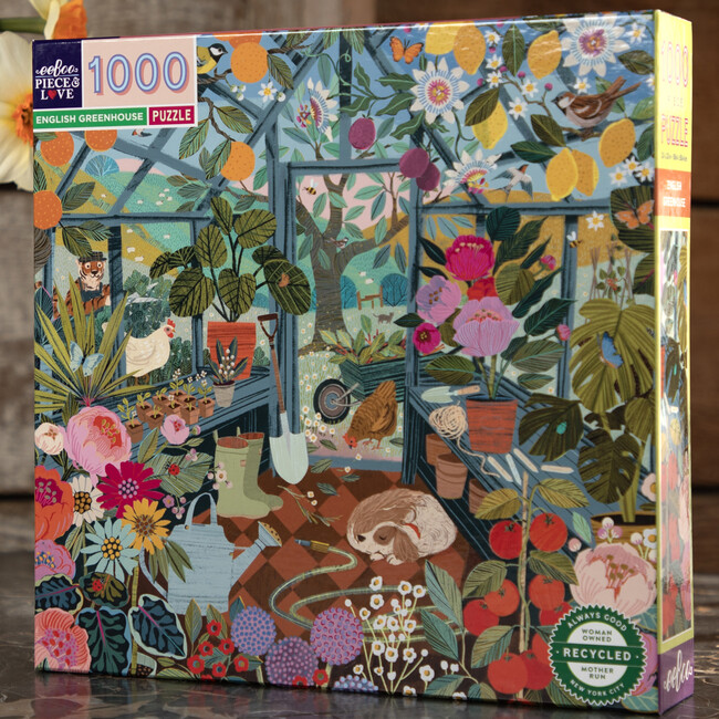 Piece&Love: English Greenhouse - 1000 pc Puzzle - Puzzles - 4