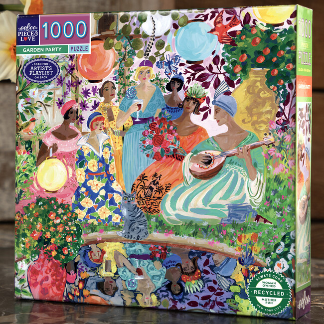 Piece&Love: Garden Party - 1000 pc Puzzle - Puzzles - 4