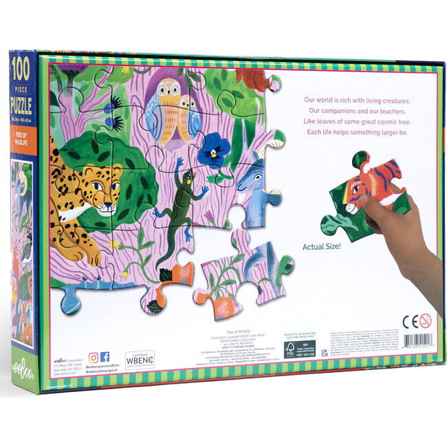 100 Piece Puzzle: Tree of Wildlife - Puzzles - 2